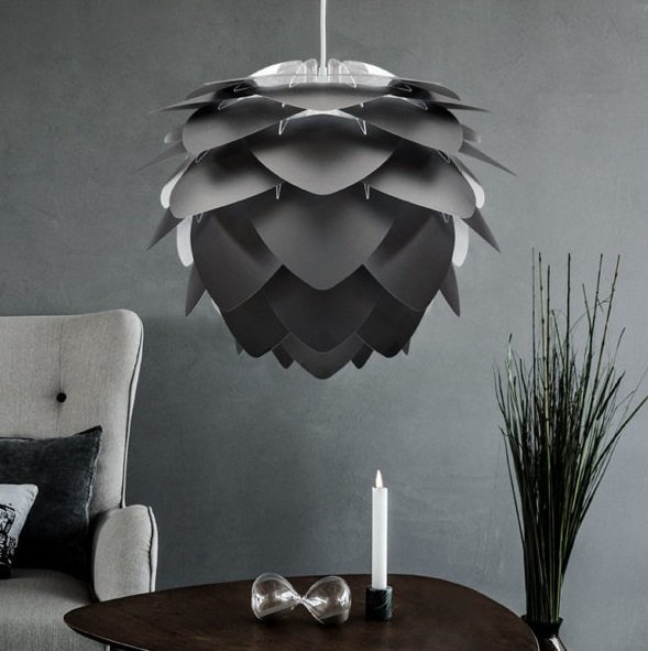 Silvia skjerm 50cm sort 1