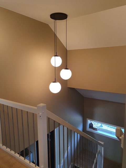 Rondell Ball taklampe 3lys 35cm hvit 4