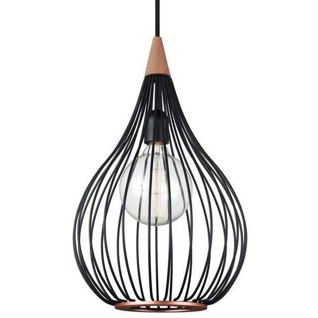 Drops taklampe 30cm sort 3