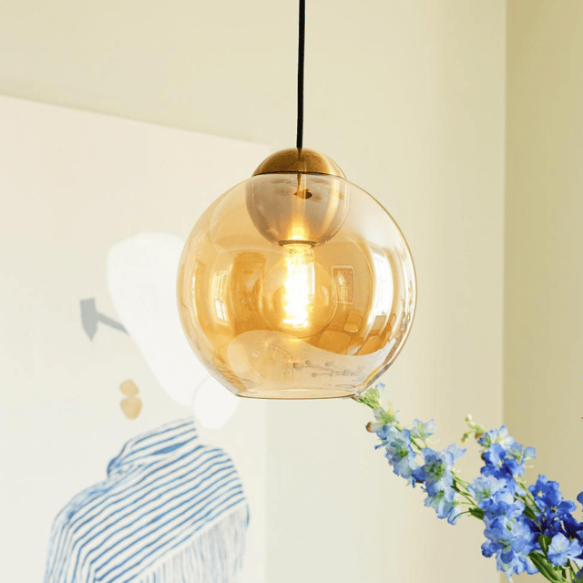 Bubbles taklampe 24cm amber, bilde 1 av 4