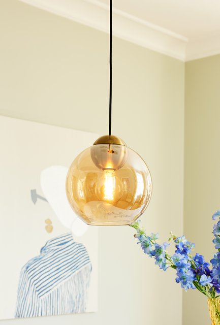 Bubbles taklampe 24cm amber, bilde 2 av 4