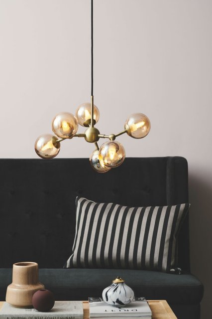 Atom Large taklampe 57cm amber, bilde 3 av 3
