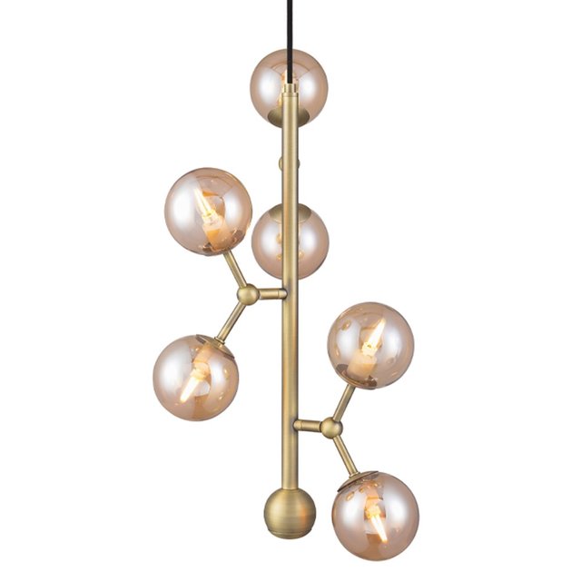 Atom Vertikal taklampe 31cm amber, bilde 3 av 3