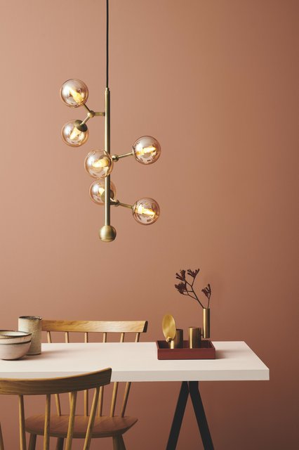 Atom Vertikal taklampe 31cm amber, bilde 2 av 3