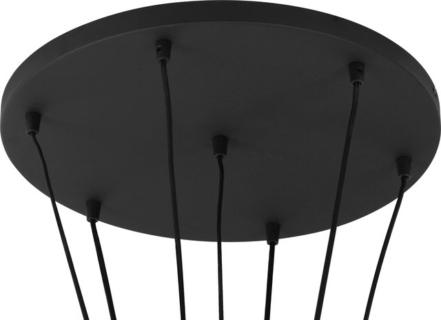 Kelly taklampe rondell 7lys 59cm smoke, bilde 15 av 15