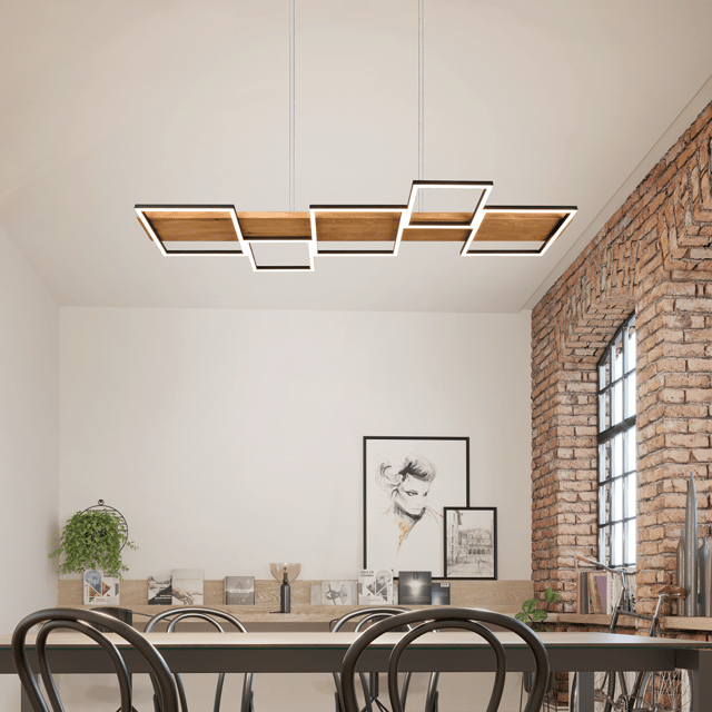 Harper LED taklampe 115cm natur, bilde 1 av 8