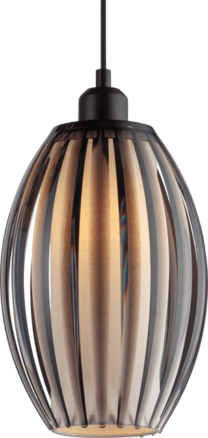 Calamaris II taklampe rondell 3lys 30cm smoke, bilde 8 av 9