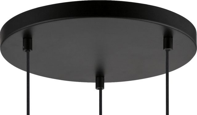 Calamaris II taklampe rondell 3lys 30cm smoke, bilde 9 av 9