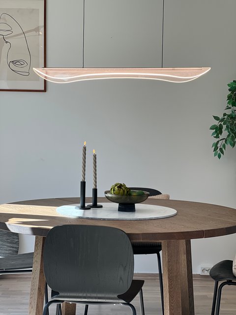 Shape LED taklampe 100cm klar 3