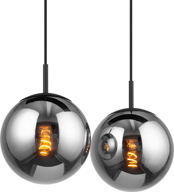Ball taklampe rektangel 6lys 90cm smoke, bilde 10 av 10