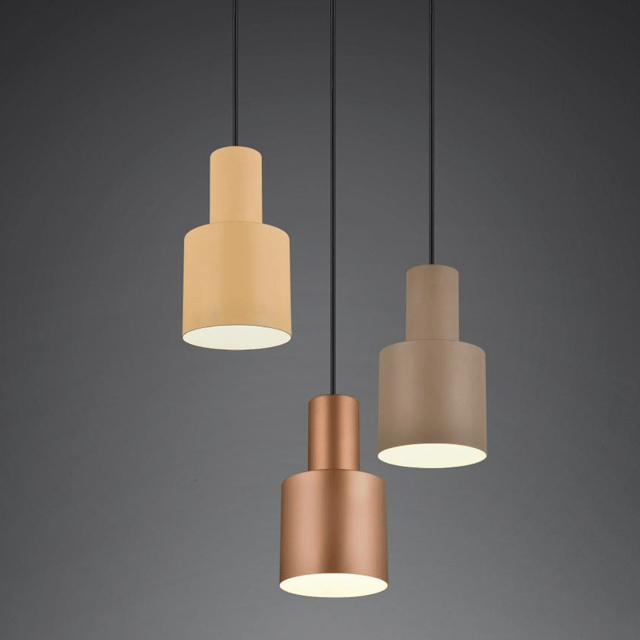 Agudo taklampe rondell 3lys 37cm flerfarget, bilde 3 av 7