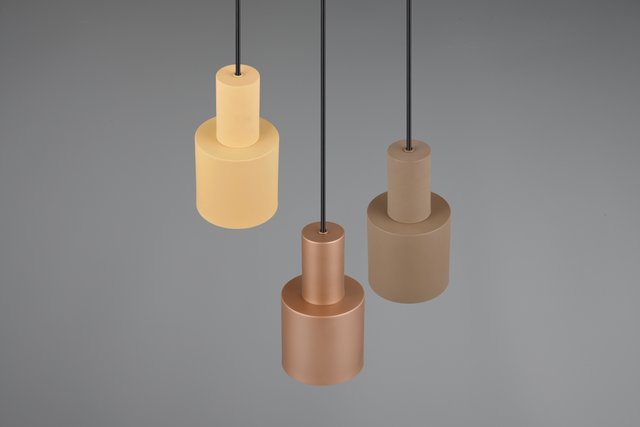 Agudo taklampe rondell 3lys 37cm flerfarget, bilde 6 av 7