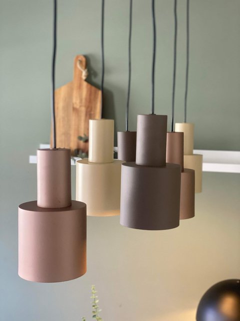 Agudo taklampe rektangel 6lys 85cm flerfarget, bilde 3 av 10