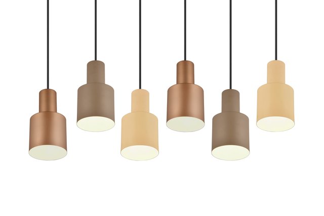 Agudo taklampe rektangel 6lys 85cm flerfarget, bilde 9 av 10
