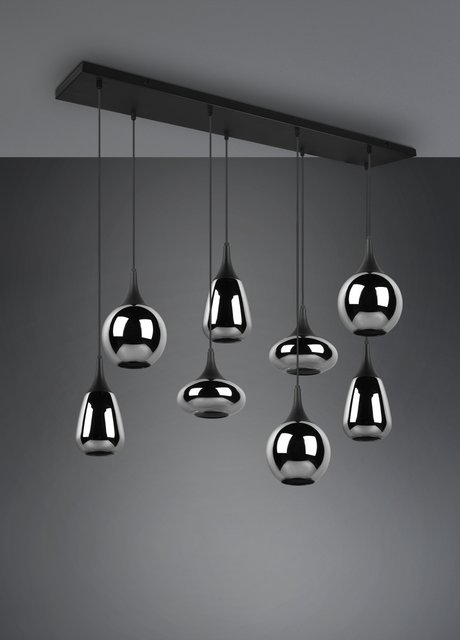 Lumina taklampe rektangel 8lys 120cm smoke, bilde 4 av 6