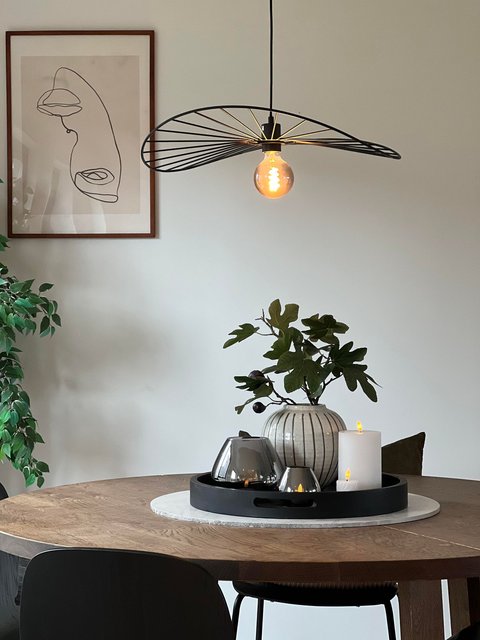 Chapeau taklampe 60cm sort 2