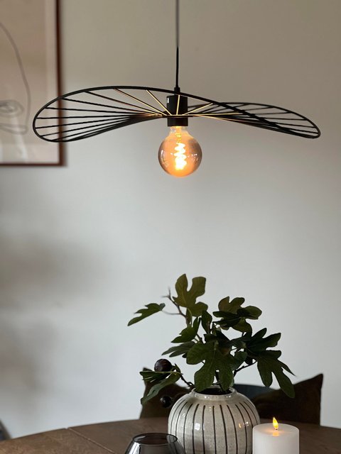 Chapeau taklampe 60cm sort 3