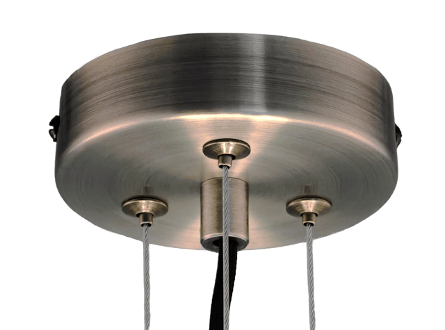 Kelly taklampe lysekrone 5lys 55cm messing 3