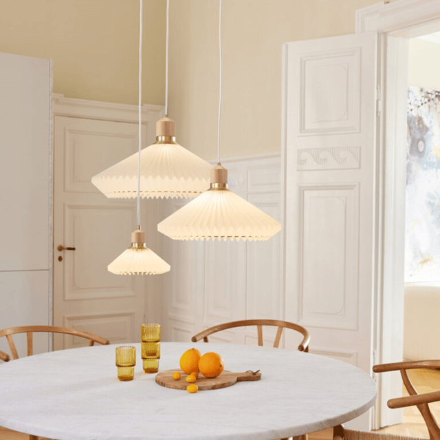 Paris taklampe 24cm hvit, bilde 1 av 3