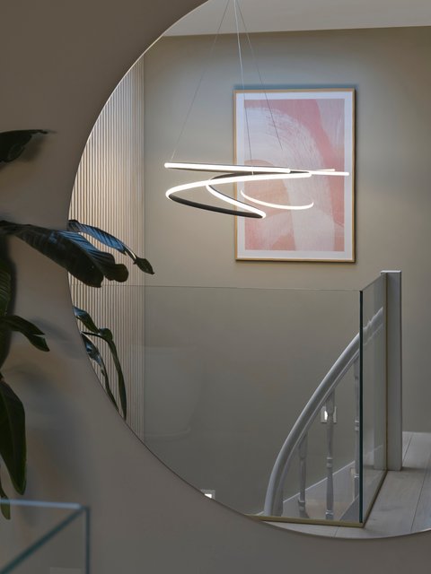 New Orleans LED taklampe 80cm sort 3