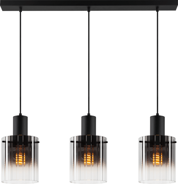 Aura taklampe rekke 3lys 90cm smoke, bilde 7 av 11