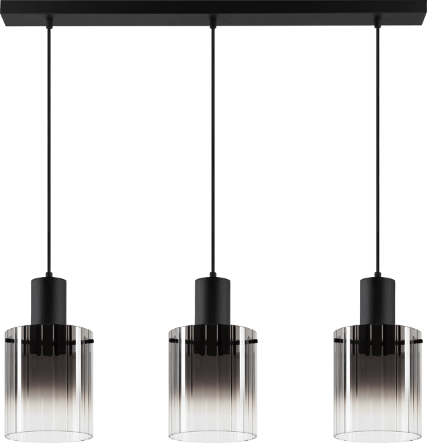 Aura taklampe rekke 3lys 90cm smoke, bilde 8 av 11