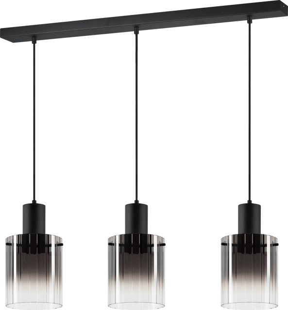 Aura taklampe rekke 3lys 90cm smoke, bilde 9 av 11