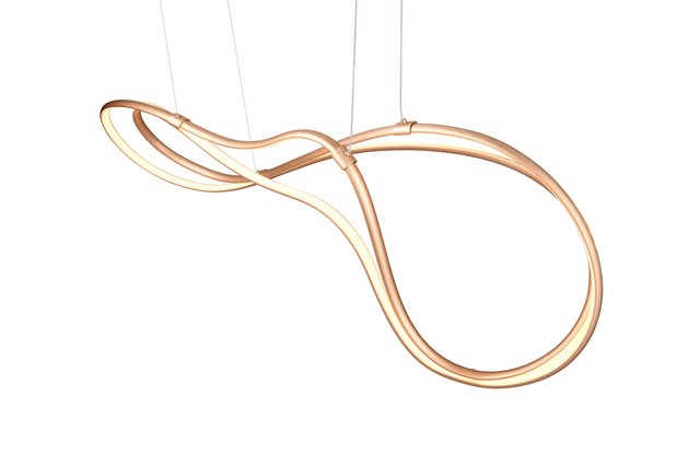 Nala LED taklampe 113cm messing 3