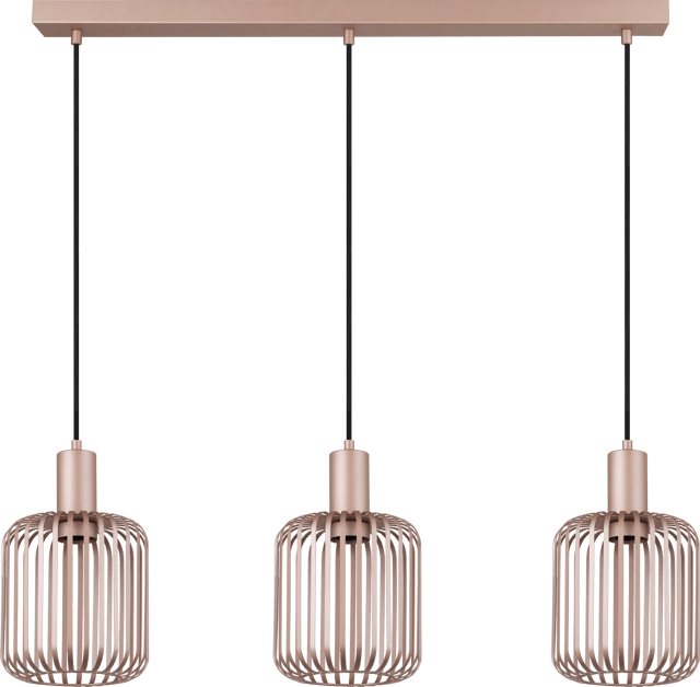 Maritza taklampe rekke 3lys 90cm champagne, bilde 6 av 12