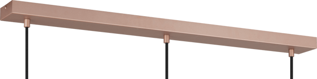 Maritza taklampe rekke 3lys 90cm champagne, bilde 8 av 12