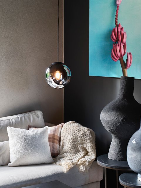Leana taklampe 25cm sort 4