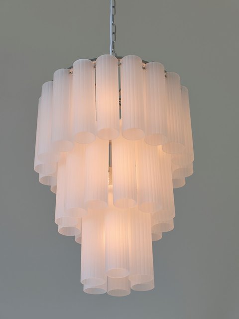 Venice taklampe lyskrone 50cm hvit 3