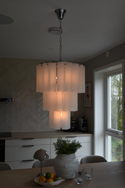 Venice taklampe lyskrone 50cm hvit, bilde 5 av 14
