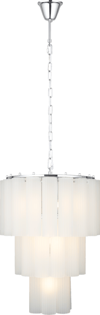 Venice taklampe lyskrone 50cm hvit, bilde 12 av 14
