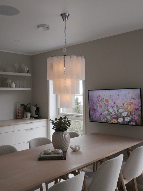 Venice taklampe lyskrone 50cm hvit 4