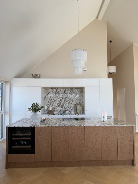 Venice taklampe lyskrone 50cm hvit, bilde 6 av 14