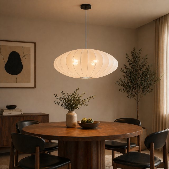 Wolf taklampe 80cm hvit 1
