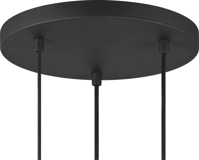 Curve taklampe rondell 3lys 33cm flerfarget, bilde 6 av 8