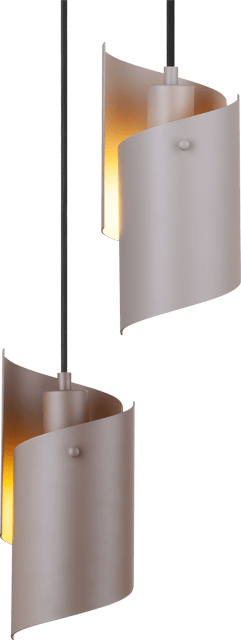 Curve taklampe rondell 3lys 33cm flerfarget, bilde 7 av 8