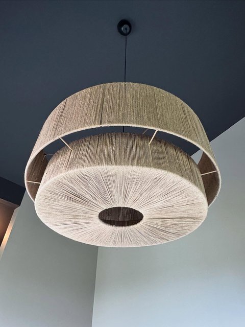 Smilla taklampe 60cm beige 3