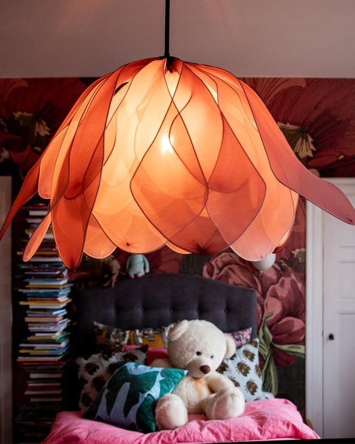 Lou Lou taklampe 80cm rosa, bilde 6 av 9