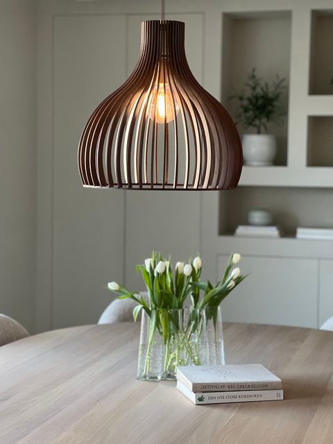 Daniella taklampe 46cm brun 4