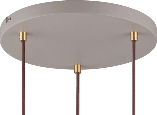 Daniella taklampe rondell 3lys 30cm natur, bilde 7 av 9