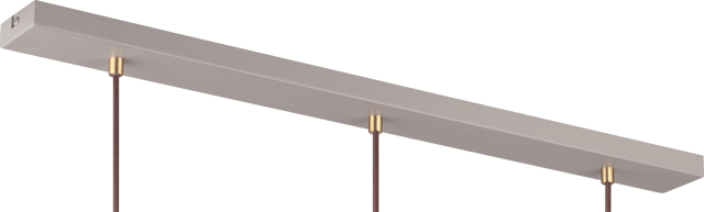 Daniella taklampe rekke 3lys 80cm natur, bilde 8 av 9