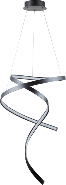 Twister Tall LED taklampe 60cm sort, bilde 7 av 10