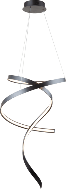 Twister Tall LED taklampe 60cm sort, bilde 6 av 10