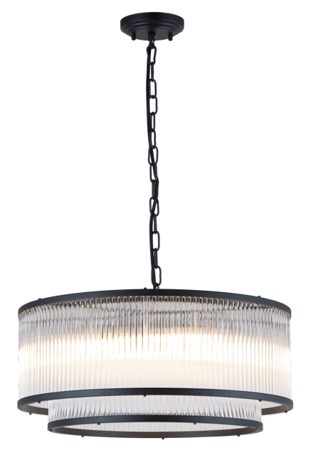 Archie taklampe lysekrone 50cm sort 3