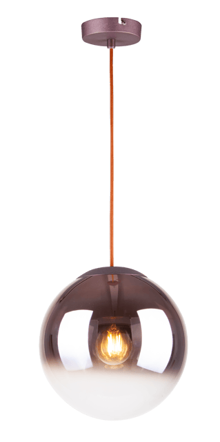 Leana taklampe 25cm brun 2