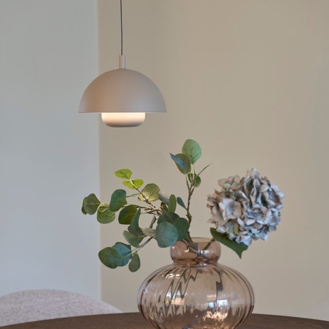 Myla LED oppladbar pendel 20cm beige 1