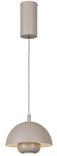 Myla LED oppladbar pendel 20cm beige 3